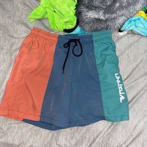 Styled Striped Athletic Shorts